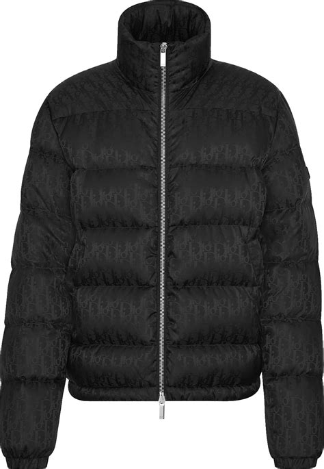 dior oblique jacket black|dior puffer jacket black.